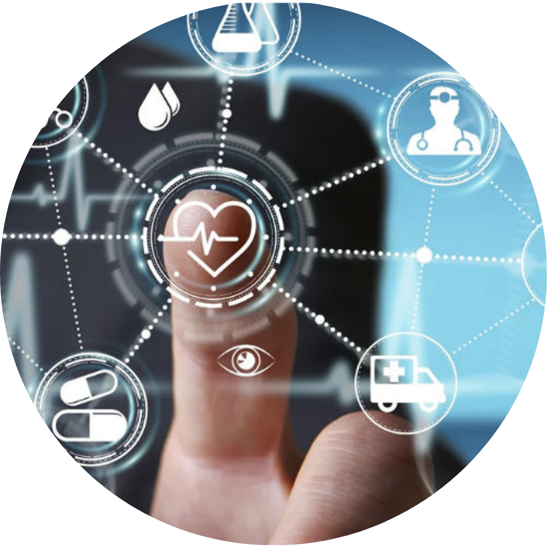 Icon representing biomedical engineering services